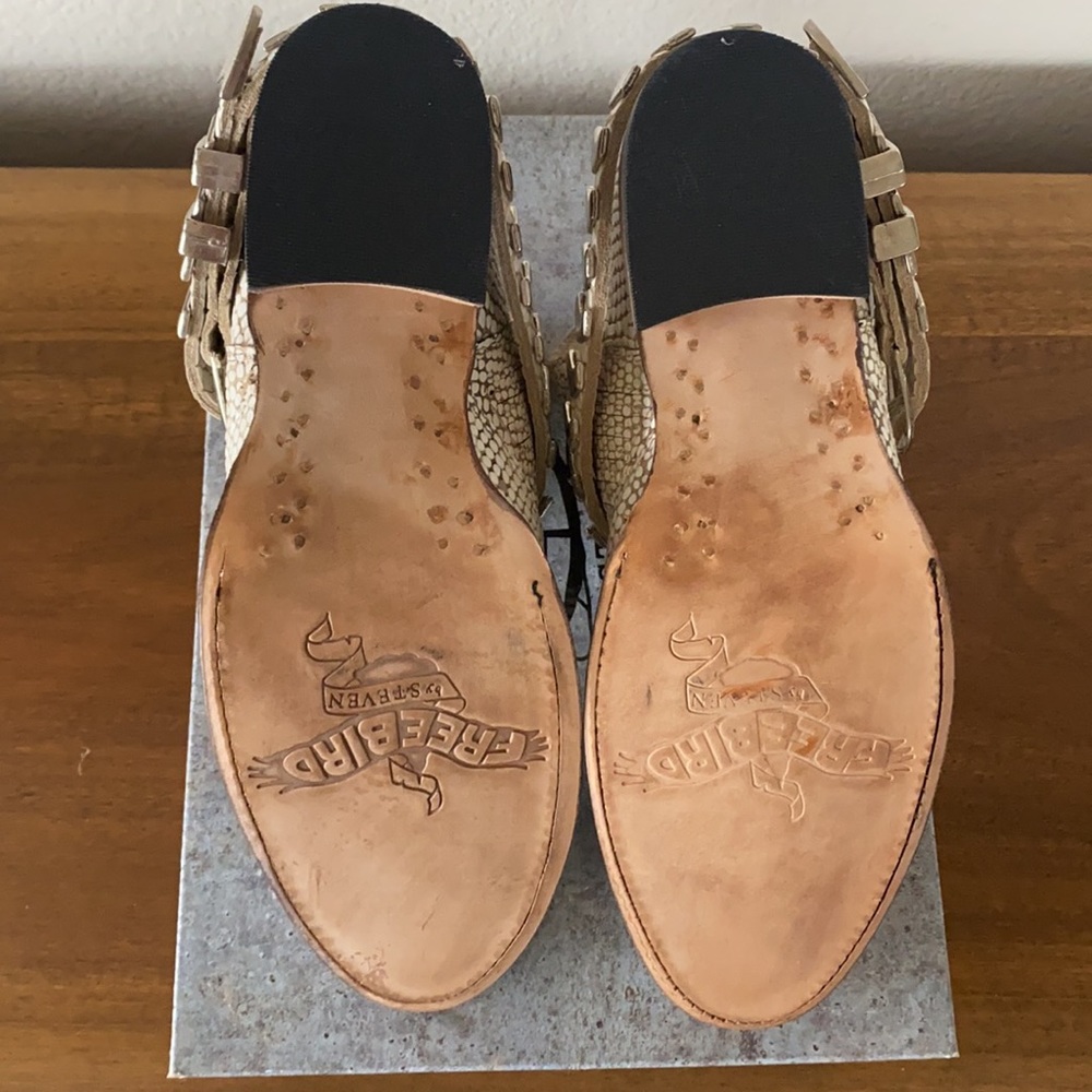 NWT Freebird White Snake Blade Size 7 - Picture 14 of 16